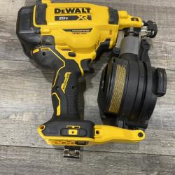 AS-IS DEWALT 20V MAX Lithium-Ion 15-Degree Electric Cordless Roofing Nailer Kit