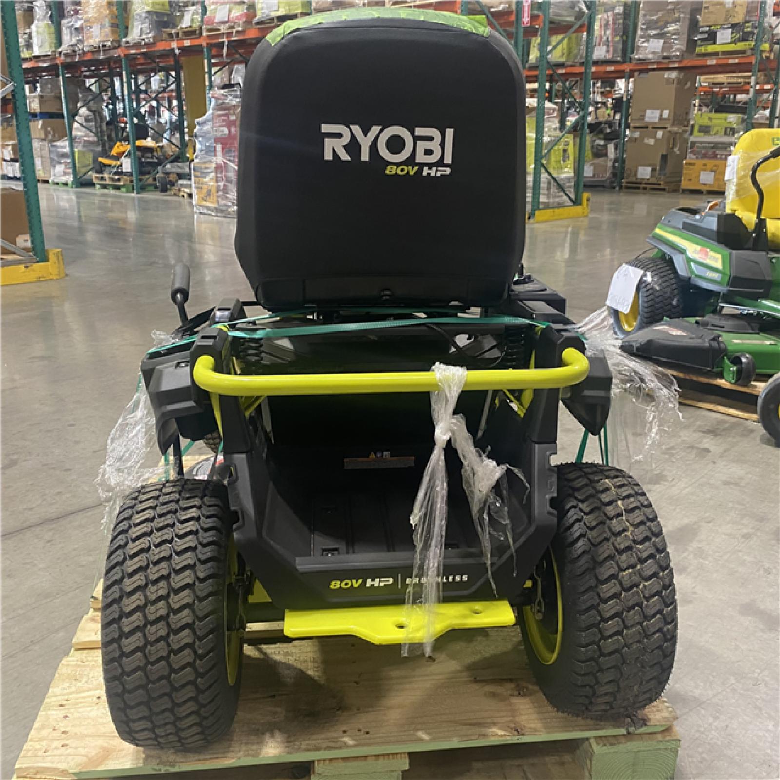 Dallas Location - As-Is RYOBI R1 80V HP Brushless Electric 30 in. Riding Lawn Mower