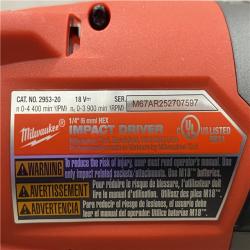 AS-IS Milwaukee FUEL 18V Lithium-Ion Brushless Cordless Hammer Drill and Impact Driver Combo Kit