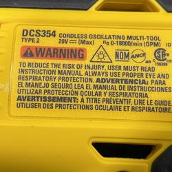 AS-IS DEWALT ATOMIC 20V MAX Cordless Brushless Oscillating Multi Tool (Tool Only)