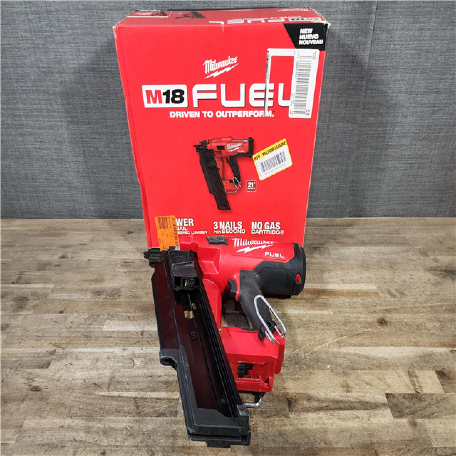 HOUSTON LOCATION - AS-IS Milwaukee 2744-20 M18 FUEL 3-1/2 in. 18V 21-Degree Lithium-Ion Brushless Cordless Framing Nailer (Tool-Only)