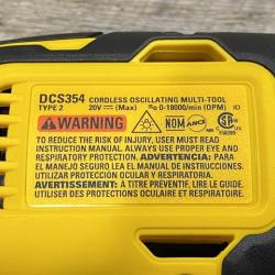 AS-IS DEWALT ATOMIC 20V MAX Cordless Brushless Oscillating Multi Tool Kit