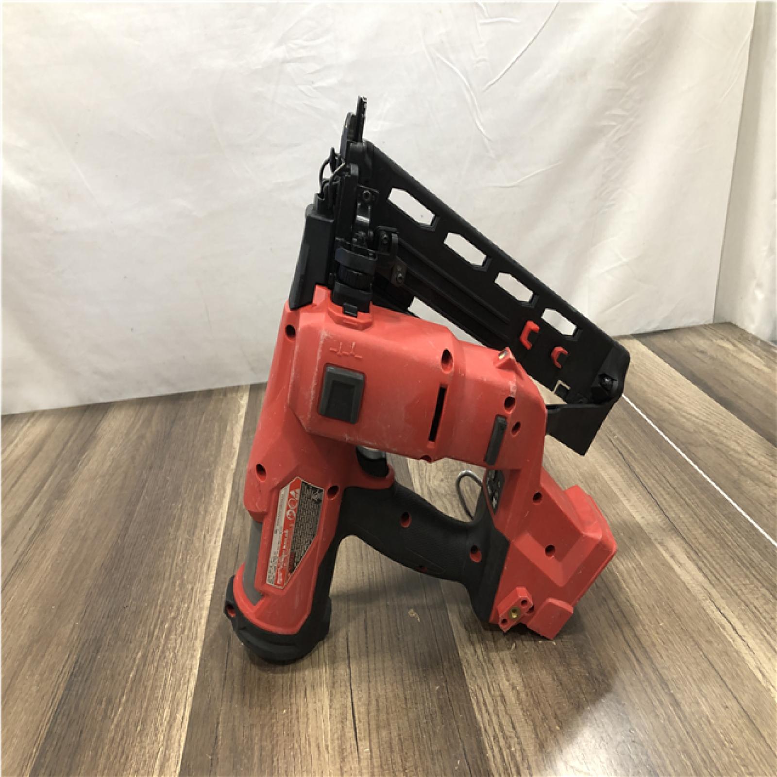 AS-IS  Milwaukee FUEL 18-Volt Lithium-Ion Brushless Cordless Gen II 16-Gauge Angled Finish Nailer (Tool-Only)