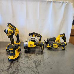 AS-IS- 20-Volt MAX Lithium-Ion Cordless 7-Tool Combo Kit with 2.0 Ah Battery  5.0 Ah Battery and Charger