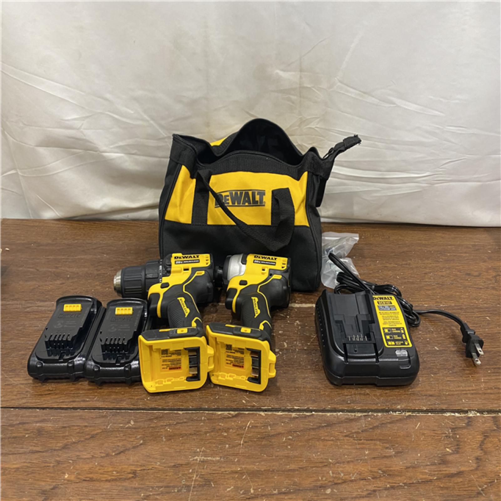 AS-IS DEWALT 20V MAX Brushless Cordless Drill/Impact Driver (2-Tool) Combo Kit