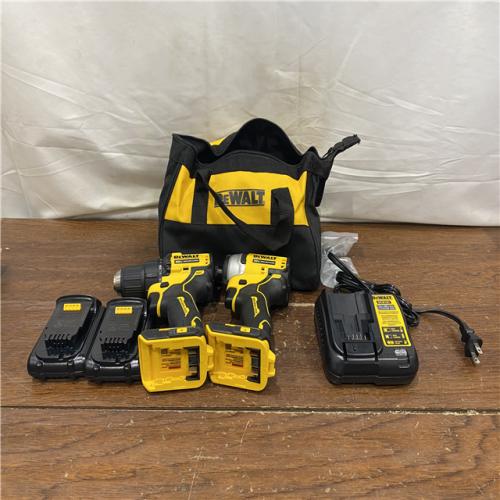 AS-IS DEWALT 20V MAX Brushless Cordless Drill/Impact Driver (2-Tool) Combo Kit