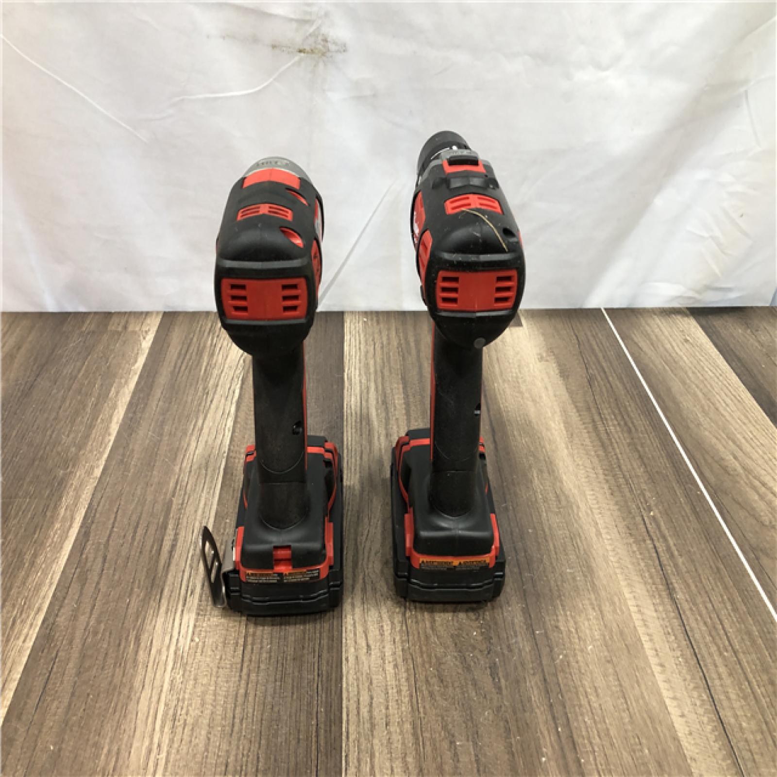 AS-IS Milwaukee 18V Lithium-Ion Cordless Drill Driver/Impact Driver Combo Kit