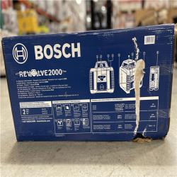 NEW! - Bosch REVOLVE 2 000 ft. Horizontal/Vertical Rotary Laser Self Leveling Complete Kit with Manual Dual Slope