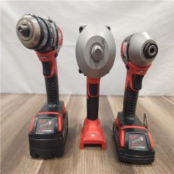 AS-IS- Milwaukee M18 18-Volt Lithium-Ion Cordless 9-Tool Combo Kit with 2-Batteries  Charger and Tool Bag
