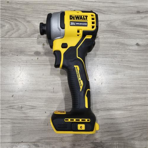 AS-IS DEWALT ATOMIC 20V MAX Cordless Brushless Compact 1/4 in. Impact Driver (Tool Only)