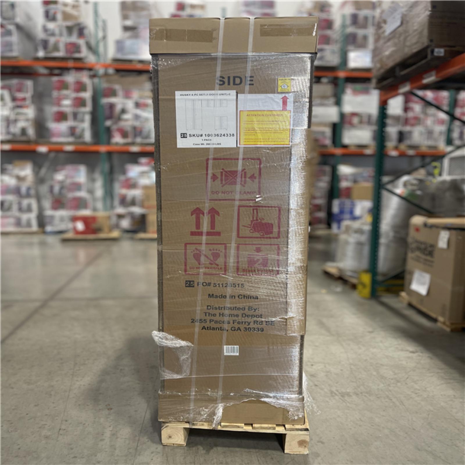 DALLAS LOCATION- Husky 4-Piece Regular Duty Welded Steel Garage Storage System in Black