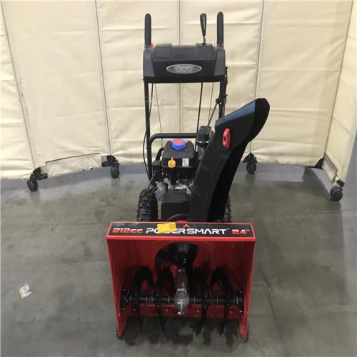 California AS-IS PowerSmart 24 in. 2-Stage Electric Start Gas Snow Blower with LED Light