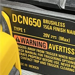 AS-IS DEWALT Cordless 20V MAX XR Angled Finish Nailer (Tool Only)