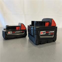 AS-IS - Milwaukee M18 18-Volt Lithium-Ion Starter Kit with One 5.0 Ah and One 2.0 Ah Battery and Charger