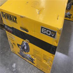 As-Is- DEWALT 60V Lithium-Ion 12 in. Cordless Sliding Miter Saw Kit with 9.0Ah Battery Pack