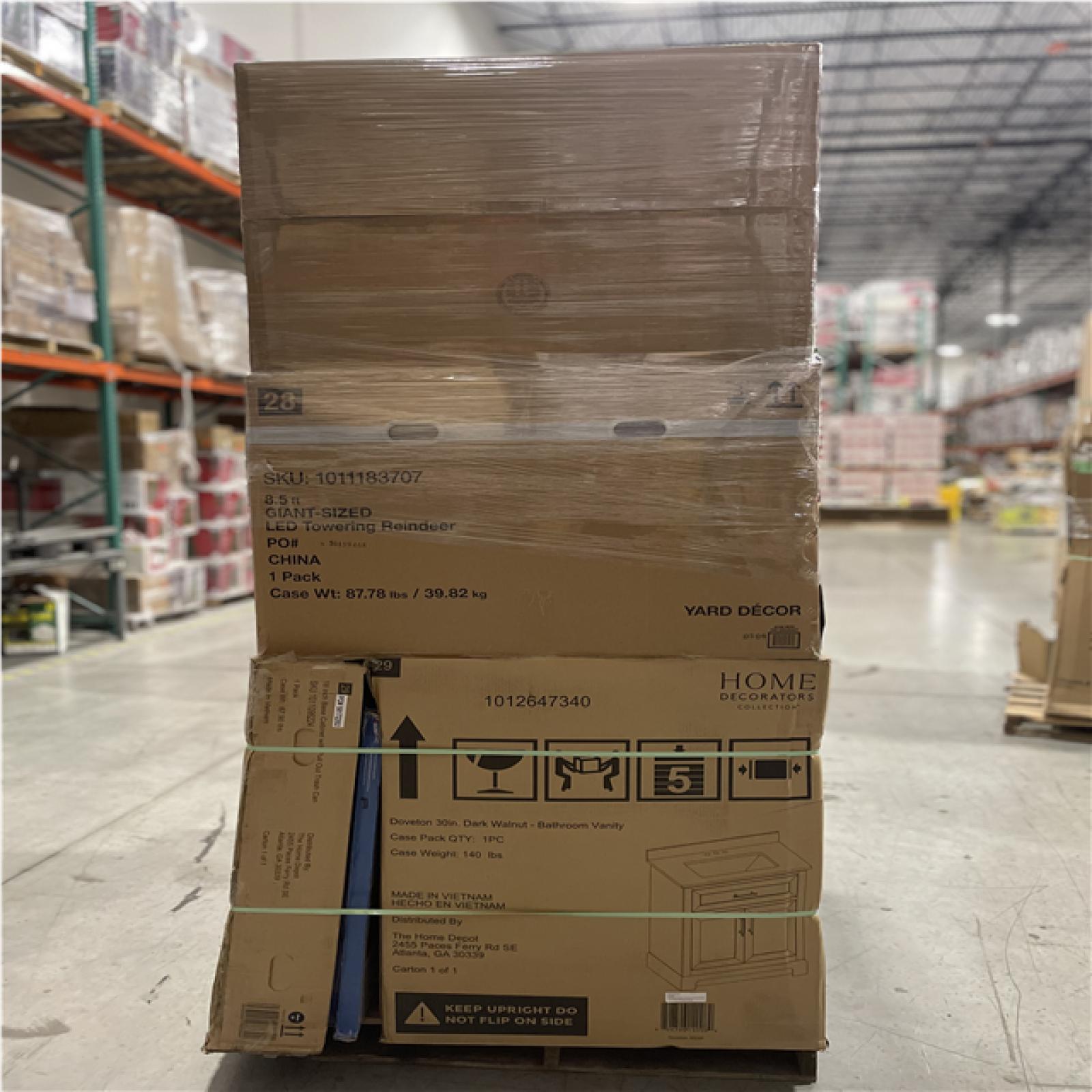 DALLAS LOCATION- AS-IS HOME IMPROVEMENT PALLET