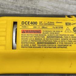 AS-IS DEWALT 20V MAX Cordless 1 in. PEX Expansion Tool Kit