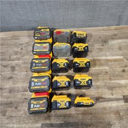 HOUSTON LOCATION - AS-IS DEWALT BATTERY PACK QTY - 15