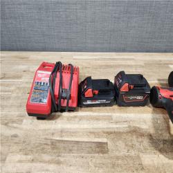 HOUSTON LOCATION - AS - IS Milwaukee 2 Tool Combo Kit W/ (2) Battery & Charger