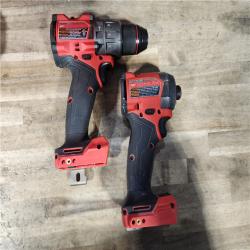 HOUSTON LOCATION - AS-IS Milwaukee FUEL 18V Lithium-Ion Brushless Cordless Hammer Drill and Impact Driver Combo Kit