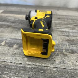 AS-IS DEWALT ATOMIC 20V MAX Cordless Brushless Compact 1/4 in. Impact Driver (Tool Only)