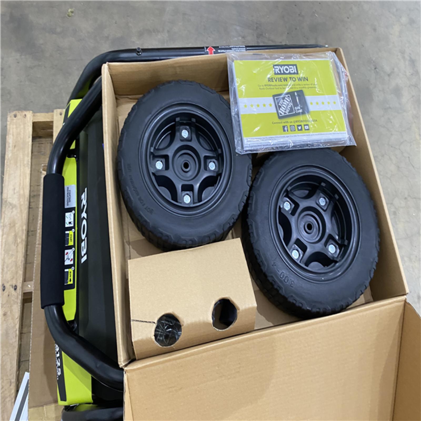 Houston Location - AS IS Ryobi 6500 Running Watts Generator