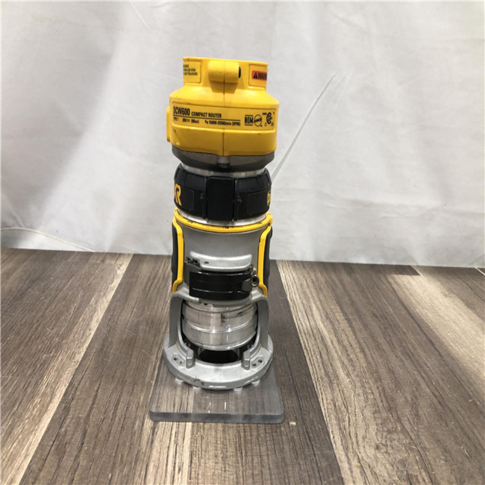 AS-IS DEWALT 20V MAX XR Cordless Brushless Fixed Base Compact Router (Tool Only)