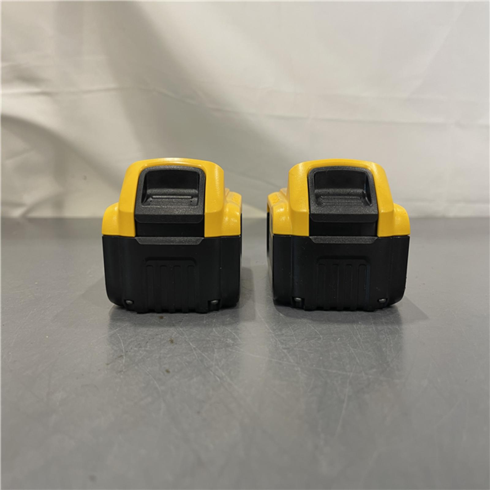 AS-IS - DEWALT 20V MAX XR Premium Lithium-Ion 5.0Ah Battery Pack (2 Pack)