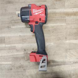HOUSTON LOCATION - AS-IS Milwaukee M18 18V Fuel 1/2 Mid-Torque Impact Wrench Cordless Lithium-Ion Brushless with Friction Ring 2962-20 (TOOL ONLY)