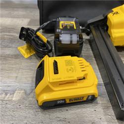 AS-IS DEWALT 20V MAX XR Lithium-Ion Cordless 18-Gauge Narrow Crown Stapler Kit