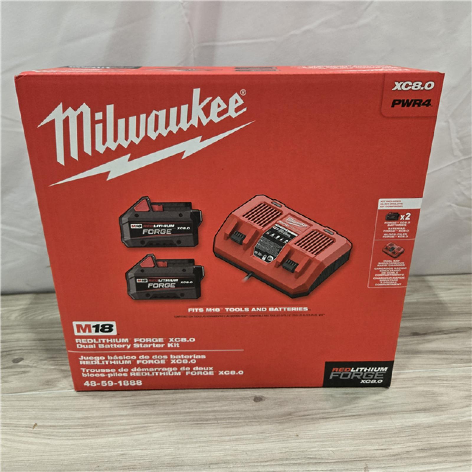 NEW! -  M18 18-Volt Lithium-Ion REDLITHIUM FORGE Starter Kit
