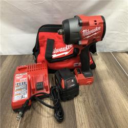 AS-IS Milwaukee  FUEL 18V Lithium-Ion Brushless Cordless 1/2 in. Impact Wrench w/Friction Ring Kit