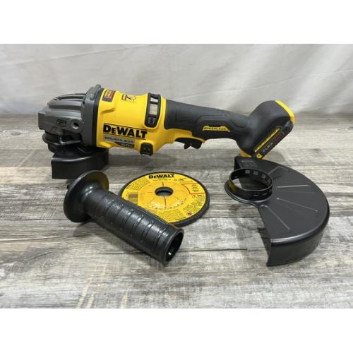 AS-IS DEWALT FLEXVOLT 60V MAX Cordless Brushless 4.5 in. to 6 in. Small Angle Grinder with Kickback Brake (Tool Only)
