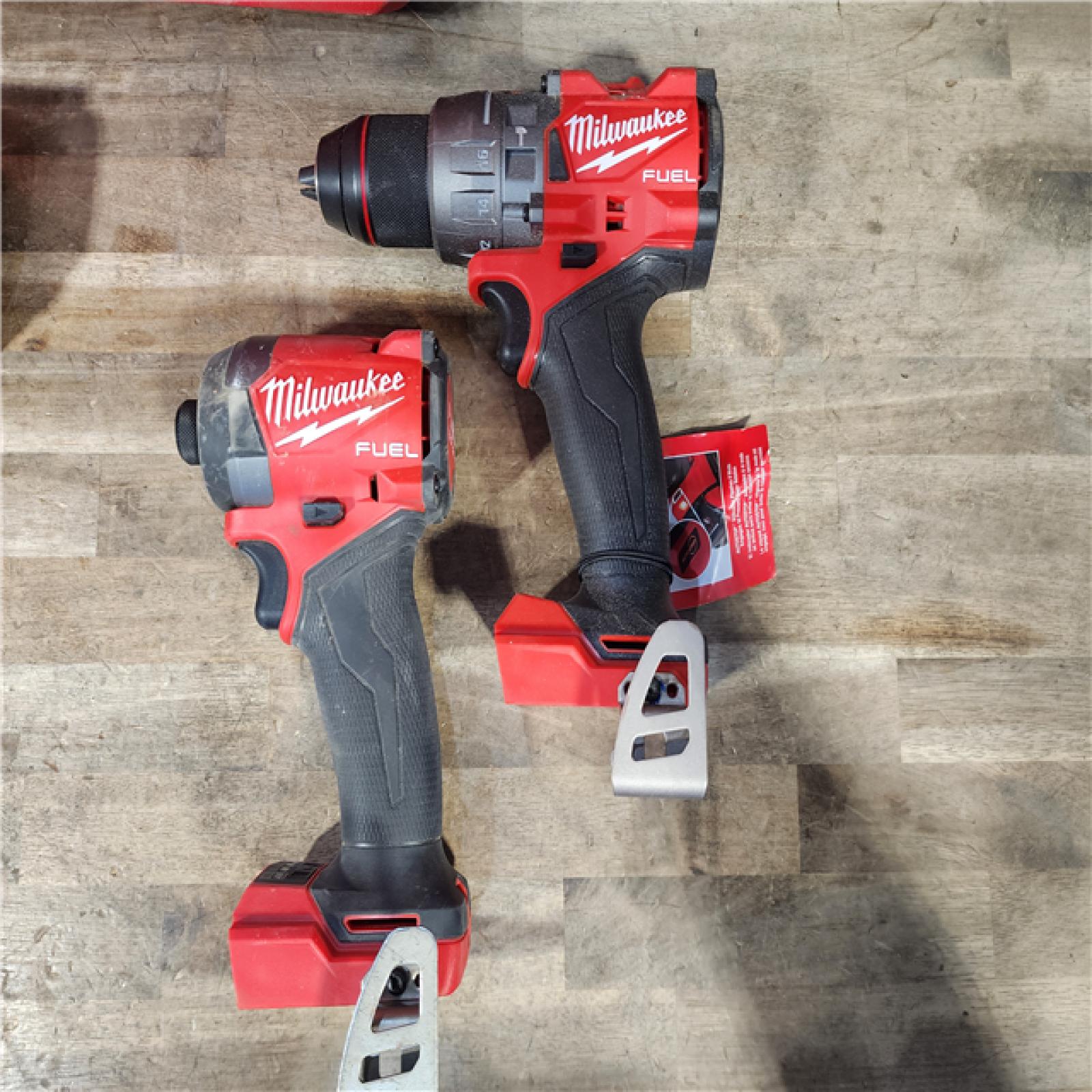 HOUSTON LOCATION - AS-IS MILWAUKEE FUEL 18V Lithium-Ion Brushless Cordless Hammer Drill and Impact Driver Combo Kit