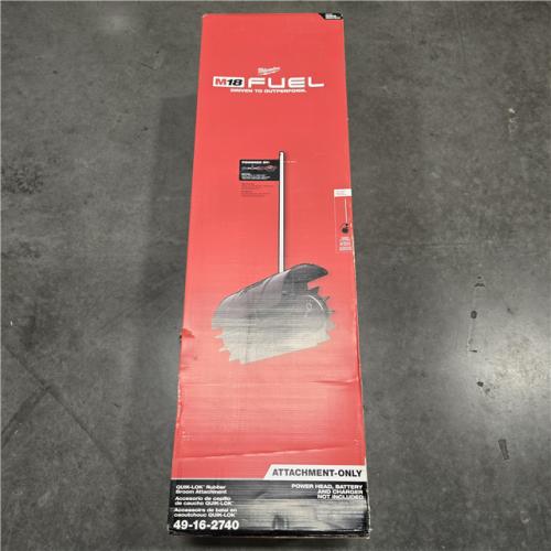 NEW! - M18 FUEL QUIK-LOK Rubber Broom Attachment