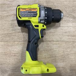 AS-IS RYOBI ONE+ HP 18V Brushless Cordless 1/2 in. Hammer Drill Kit 4.0 Ah HIGH PERFORMANCE Battery  Charger  and Bag