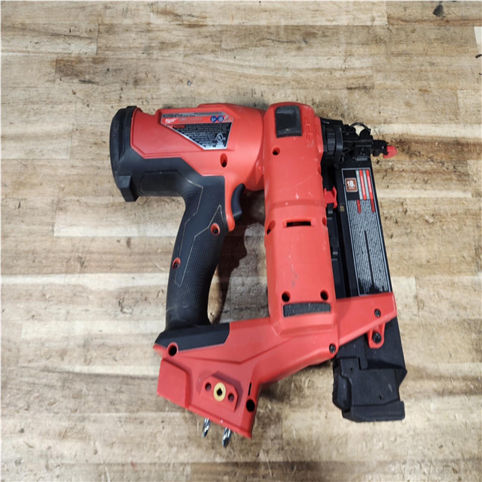 HOUSTON LOCATION - AS - IS Milwaukee FUEL 18-Volt Lithium-Ion Brushless Cordless Gen II 18-Gauge Brad Nailer (Tool-Only)