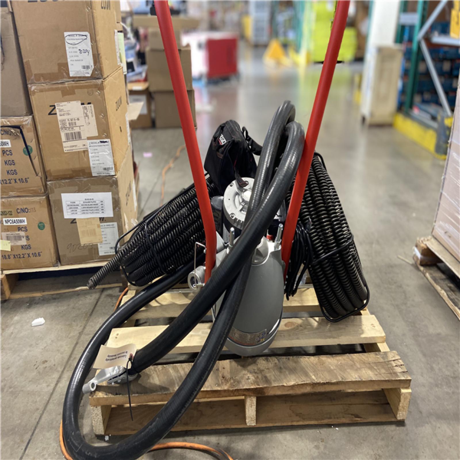 DALLAS LOCATION - RIDGID Sectional Drain Cleaning Machine: Corded, K-1500, 8 in Max