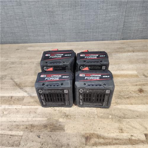 HOUSTON LOCATION - AS-IS MILWAUKEE FORGE BATTERY PACK QTY - 4