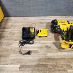HOUSTON LOCATION - AS - IS DEWALT 20V MAX Lithium-Ion 15-Degree Electric Cordless Roofing Nailer Kit