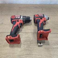 AS-IS Milwaukee 18V Cordless Drill Driver/Impact Driver Combo Kit