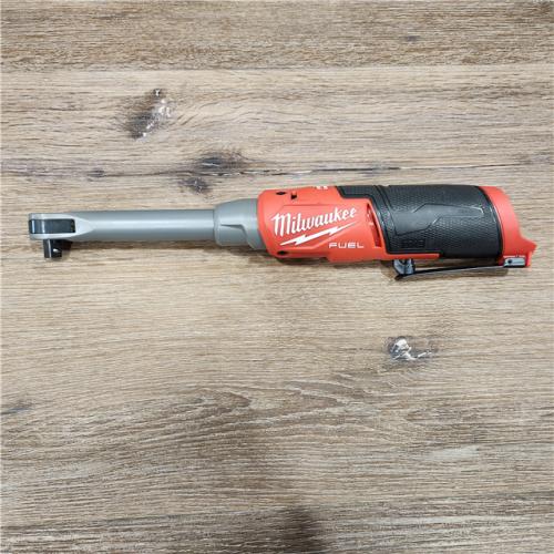 AS-IS Milwaukee 12V M12 FUEL Lithium-Ion Brushless Cordless 3/8 Extended Reach High Speed Ratchet (Tool Only)