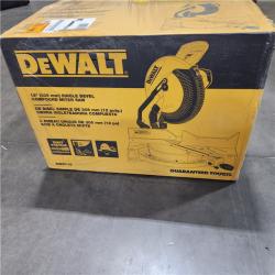 NEW -15 Amp Corded 12 in. Single Bevel Compound Miter Saw