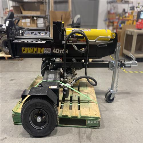 Dallas Location - As-Is Champion 40-Ton 338cc  Gas Wood Log Splitter