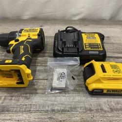 AS-IS DEWALT Atomic 20V Lithium-Ion Cordless Compact 1/2 in. Drill/Driver Kit