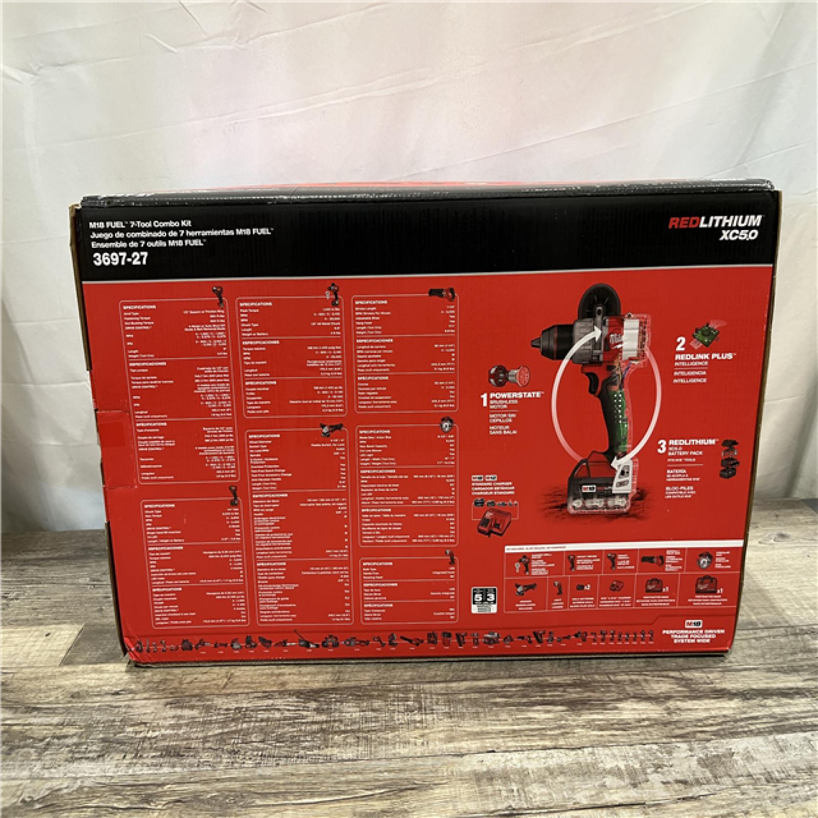 NEW - Milwaukee FUEL 18V Lithium-Ion Brushless Cordless 7-Tool Combo Kit