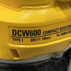 AS-IS DEWALT 20V MAX XR Cordless Brushless Fixed Base Compact Router (Tool Only)