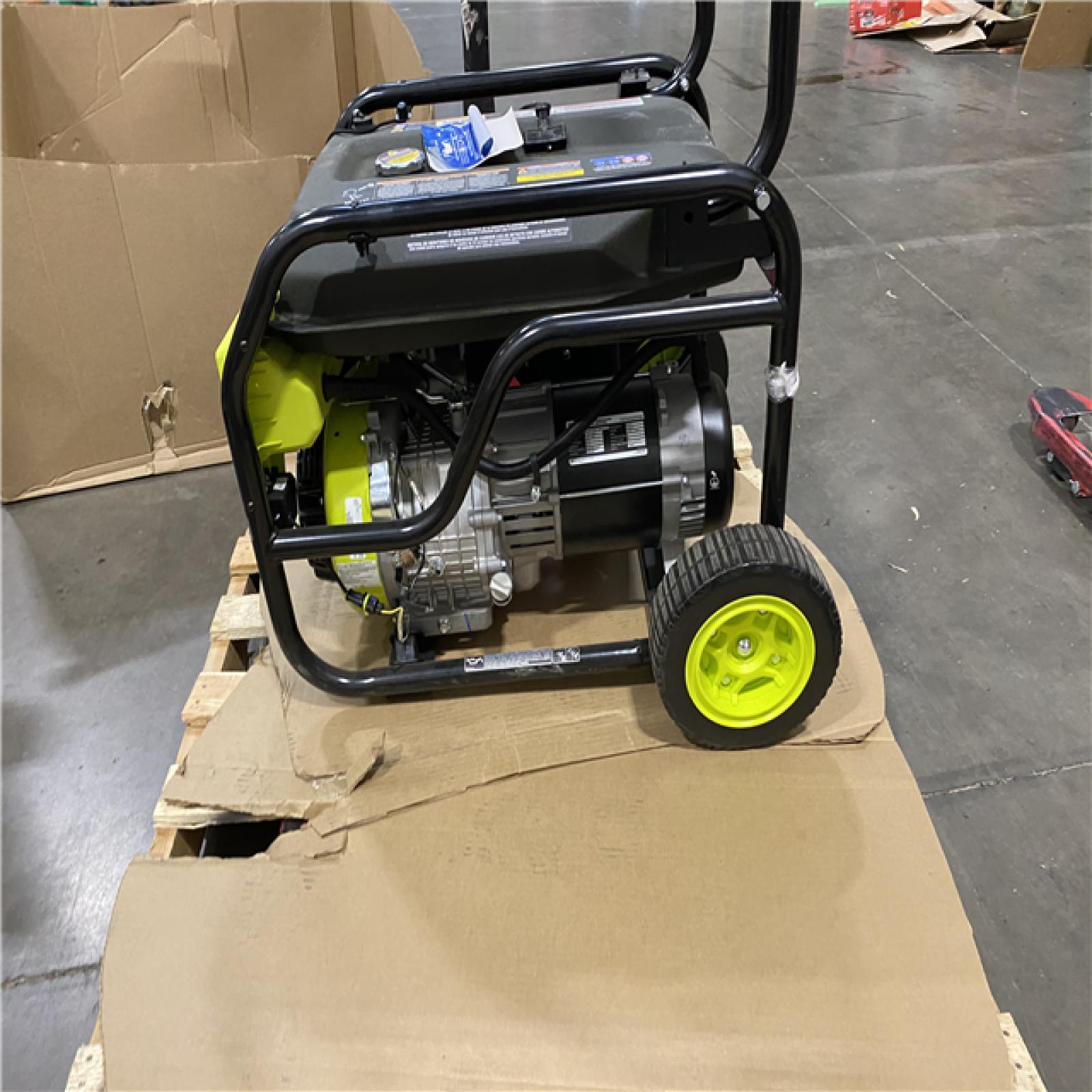 Dallas Location - As-Is Exclusive RYOBI 8000-Watt Gasoline Powered Generator