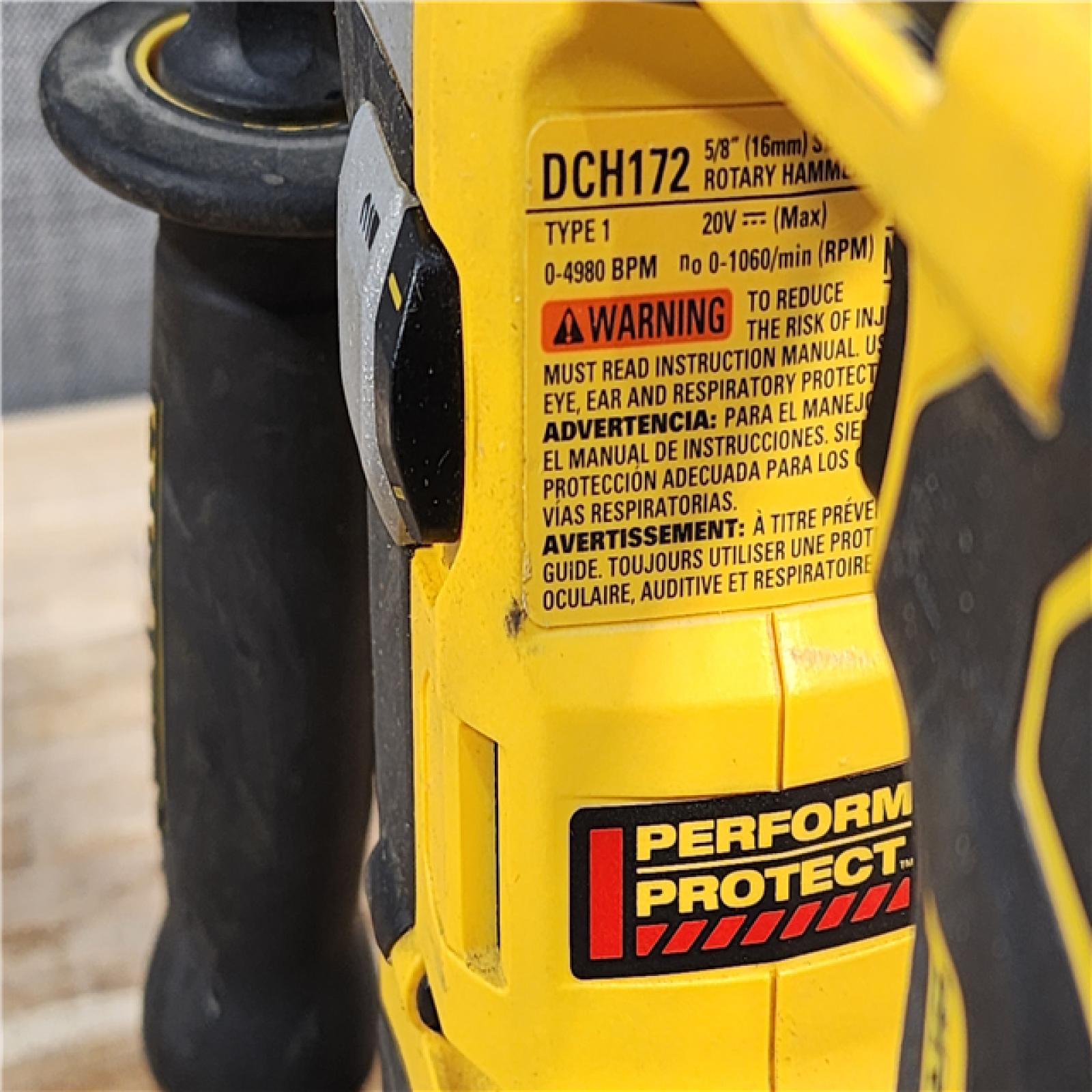 HOUSTON LOCATION - AS-IS DEWALT ATOMIC 20V MAX Cordless Brushless Ultra-Compact 5/8 in. SDS Plus Hammer Drill (Tool Only)