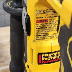 HOUSTON LOCATION - AS-IS DEWALT ATOMIC 20V MAX Cordless Brushless Ultra-Compact 5/8 in. SDS Plus Hammer Drill (Tool Only)